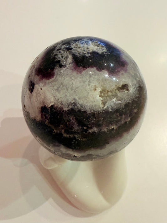 Purple Fluorite Sphere