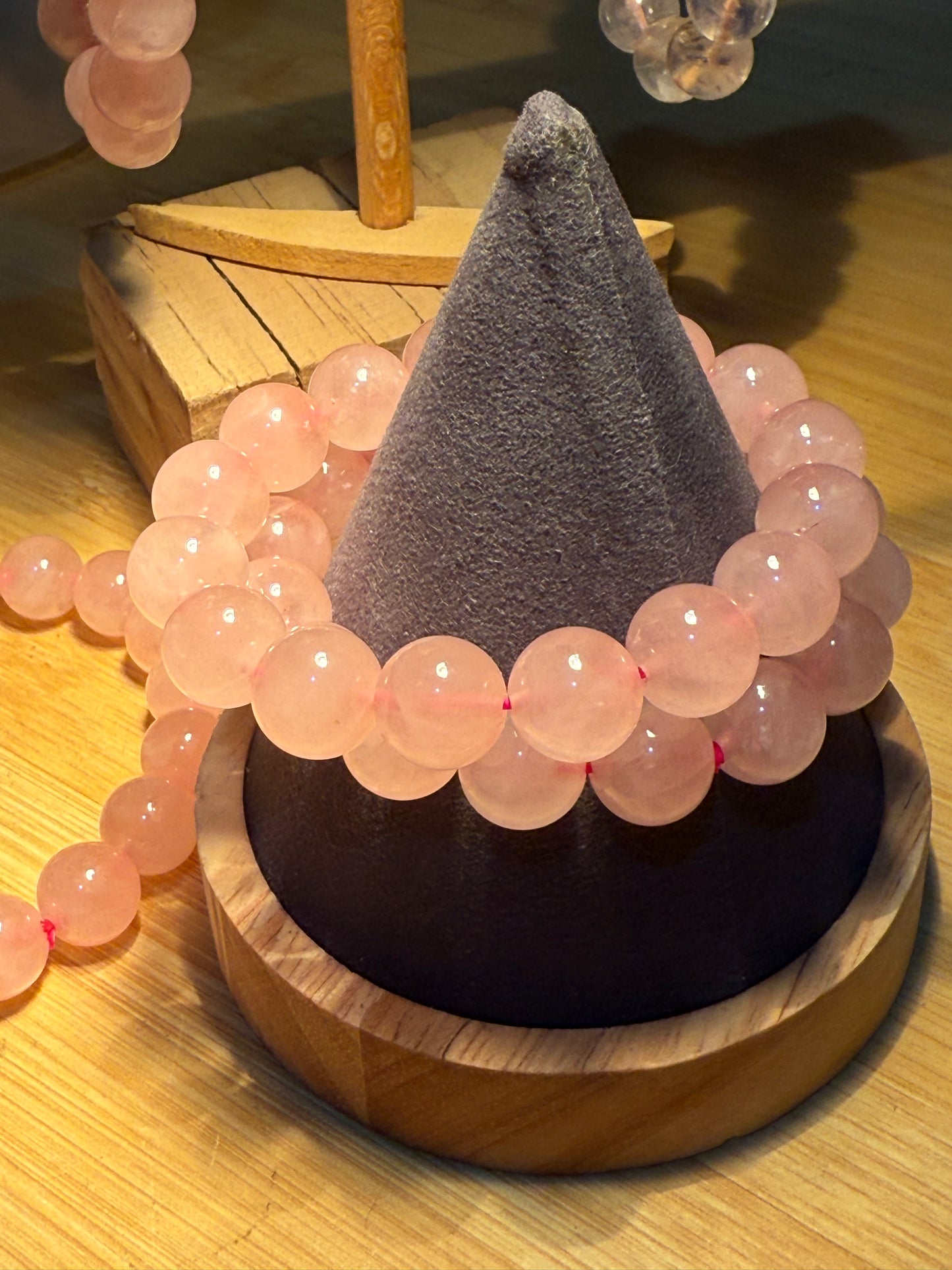 Rose Quartz 12mm Bracelets