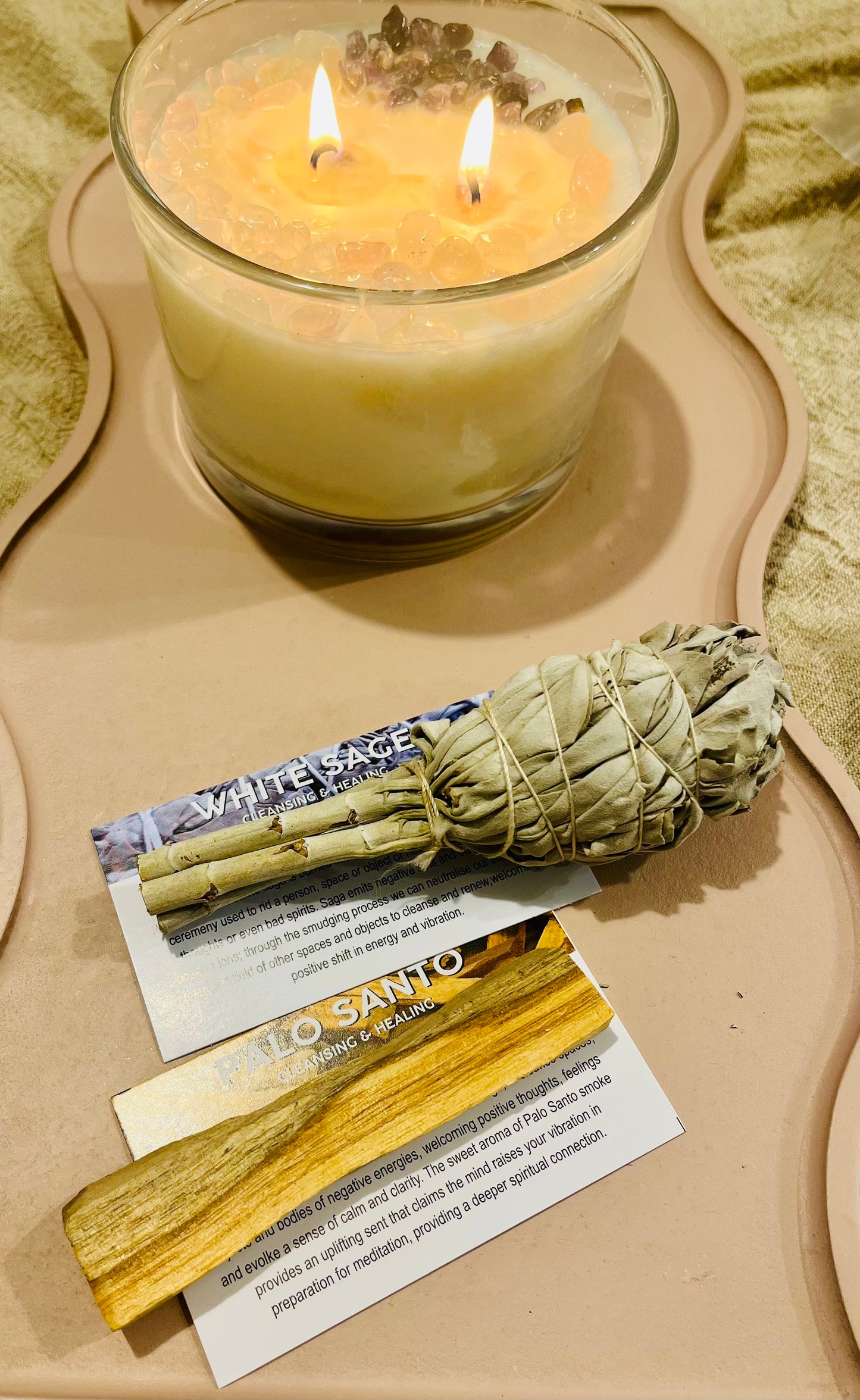 Sage and Palo Santo Smudge