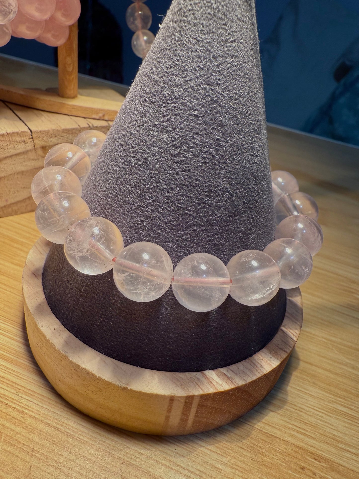 Rose Quartz 12mm Bracelets