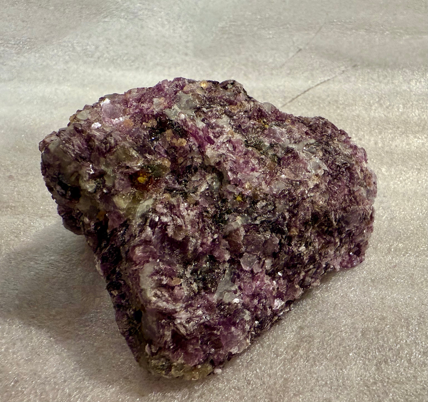 Natural Purple Mica Specimen Lepidolite