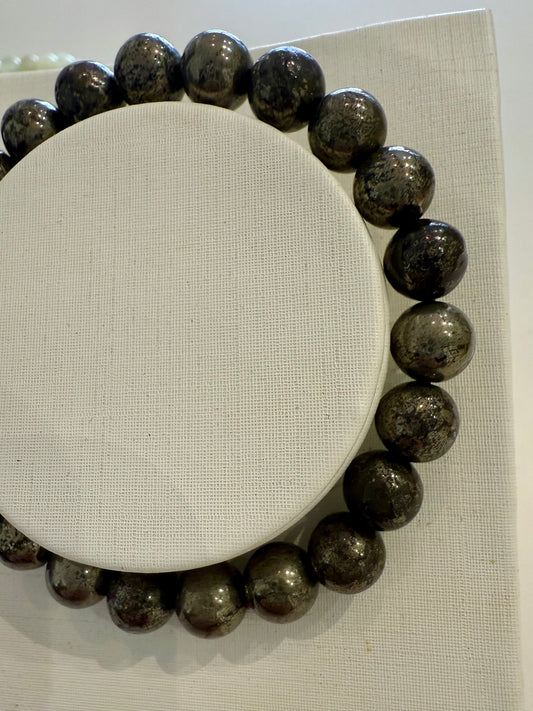 Pyrite 8mm Bracelet