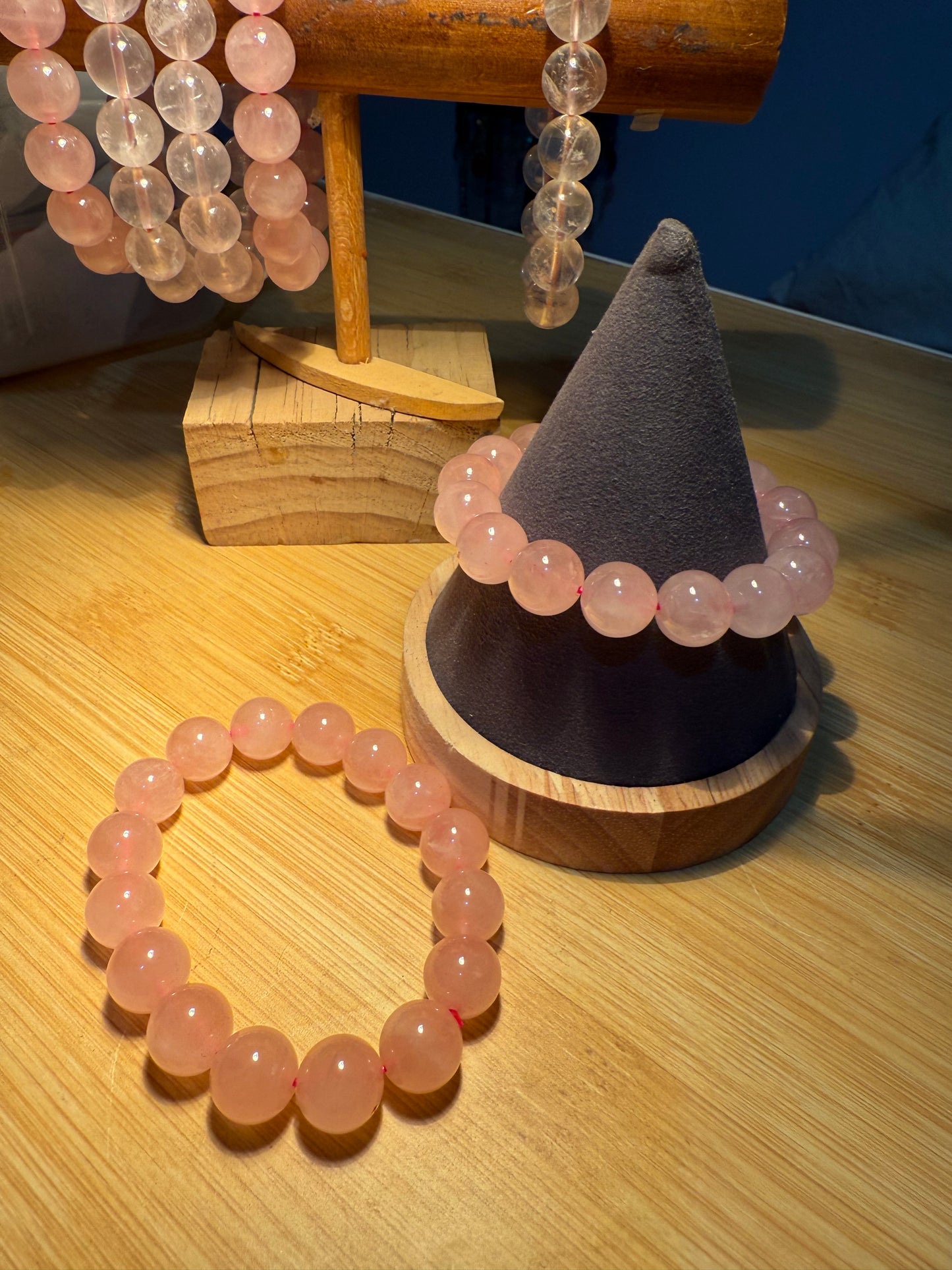 Rose Quartz 12mm Bracelets