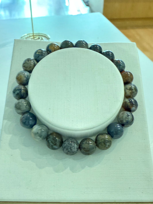 Pyrite and Agate bracelets