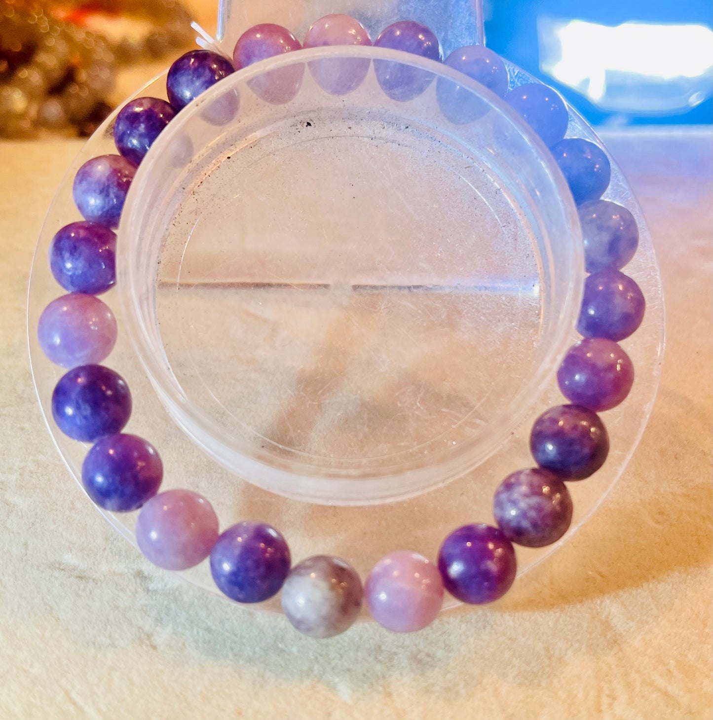 Lilac Lepidolite 8mm Bracelet