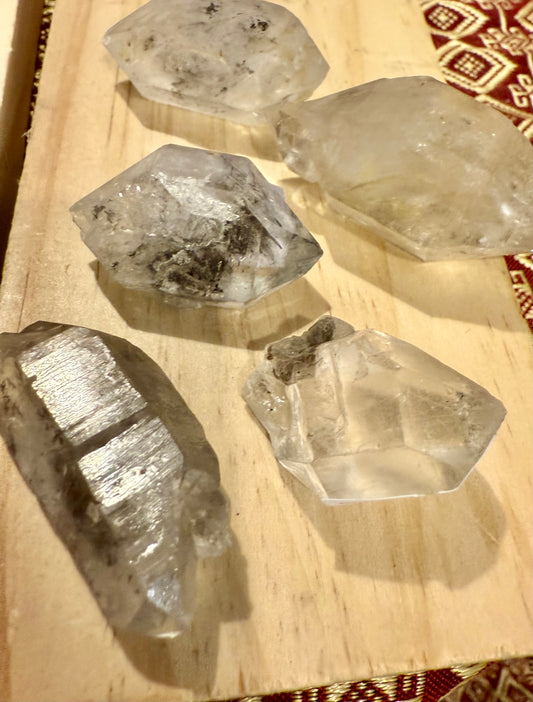 Herkimer Diamond Double Points