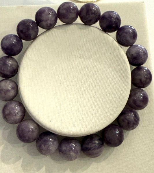 Dark Lepidolite 10mm Bracelet