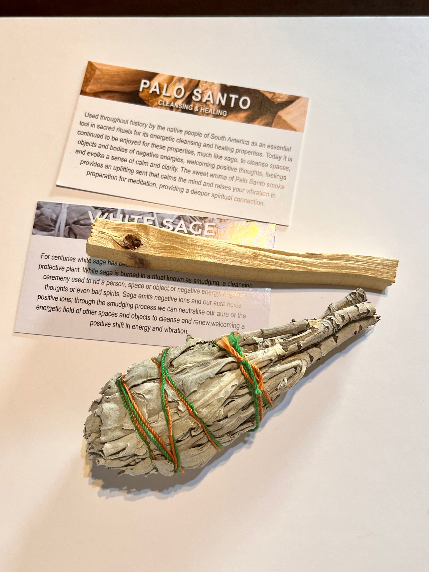 Sage and Palo Santo Smudge