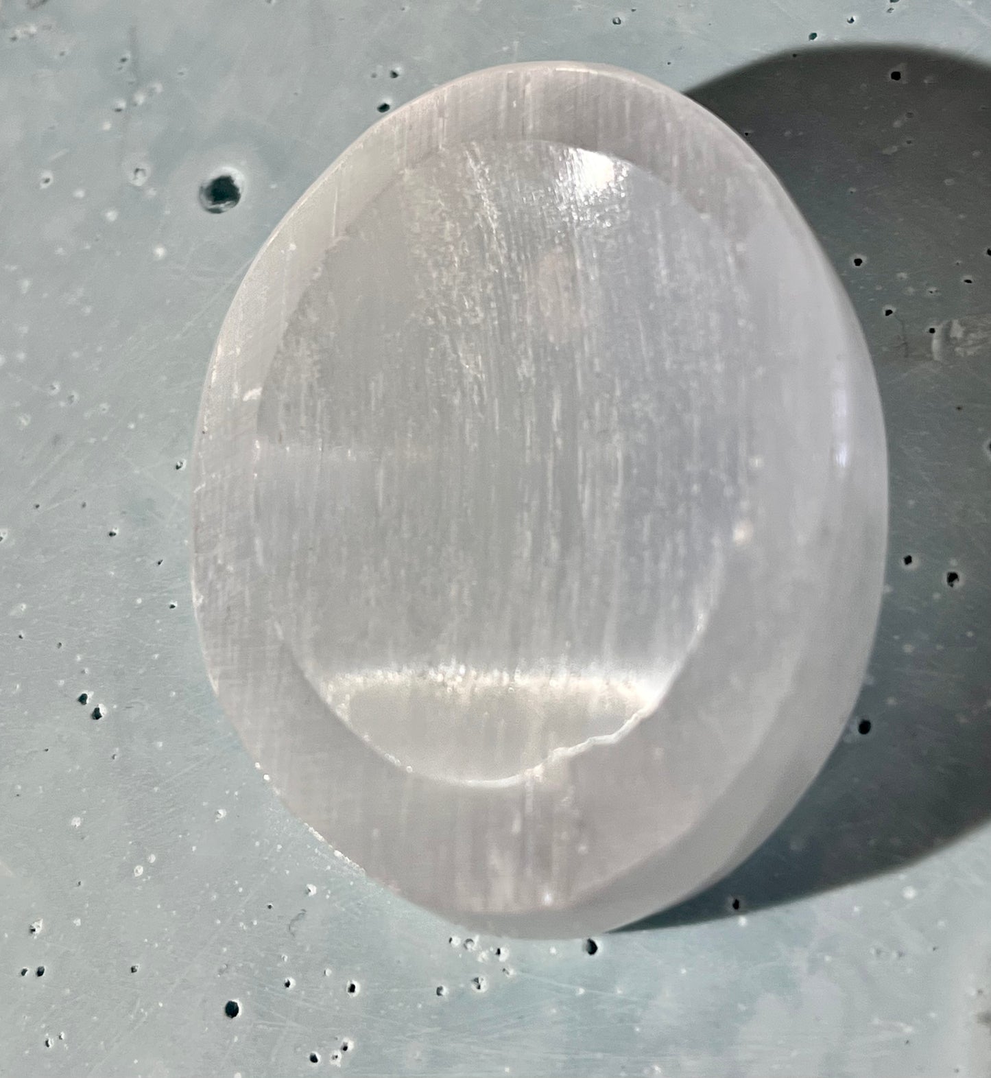 Selenite Worry Stones