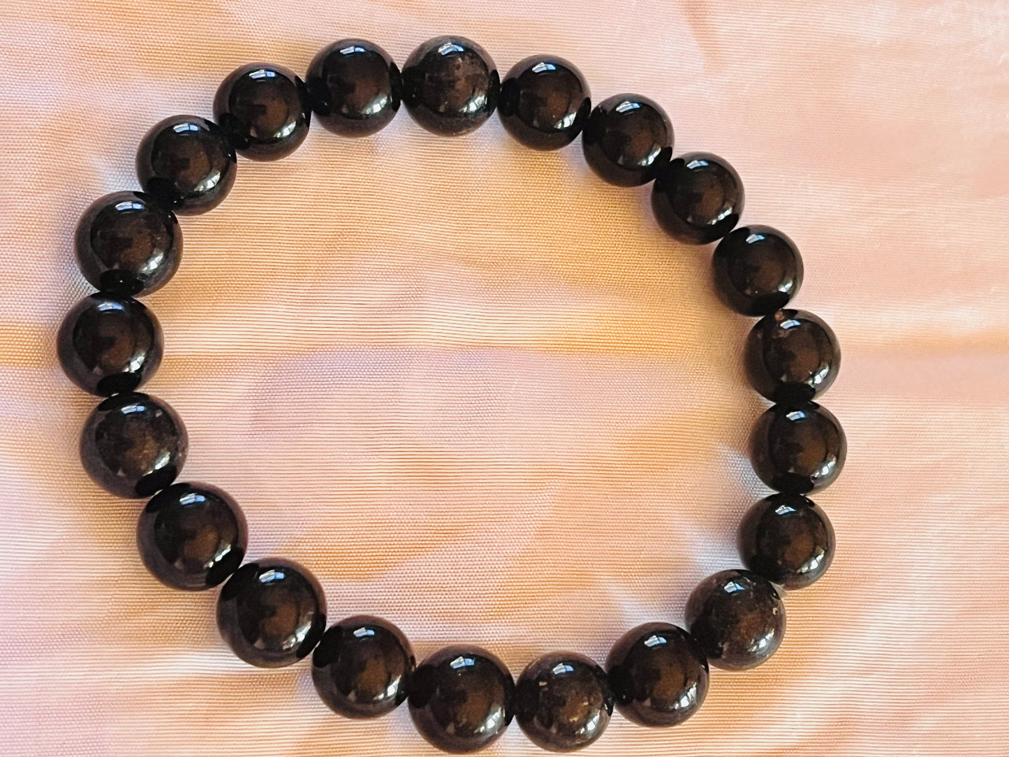 Black 9mm Tourmaline Bracelet