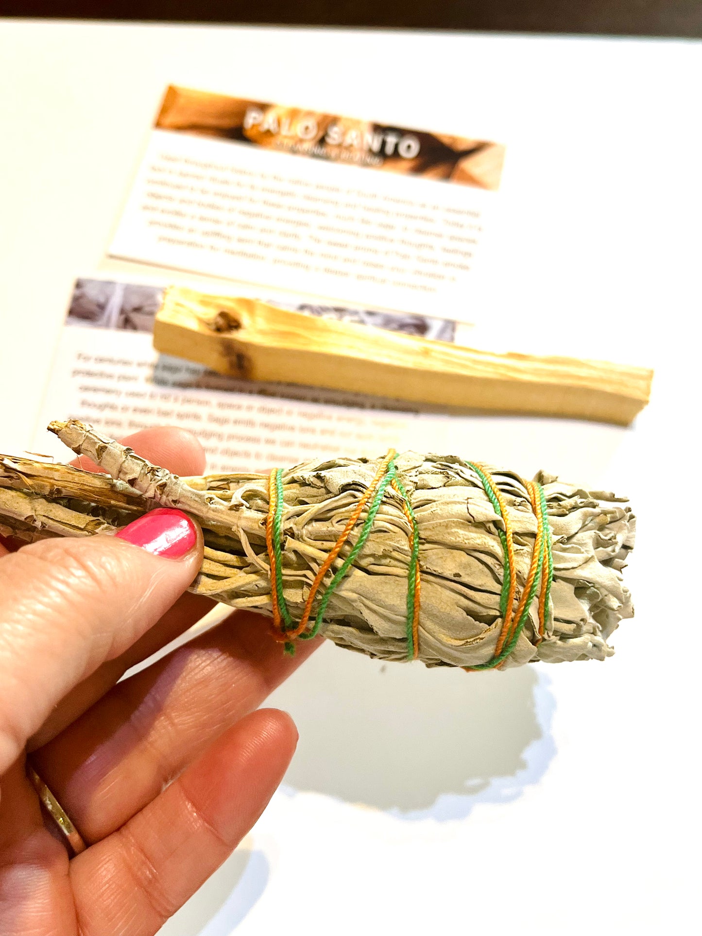 Sage and Palo Santo Smudge