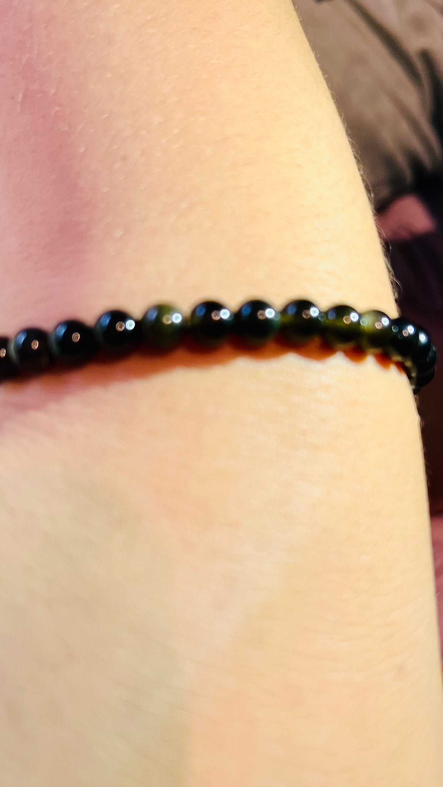 Golden Sheen Obsidian 5.5mm Bracelets