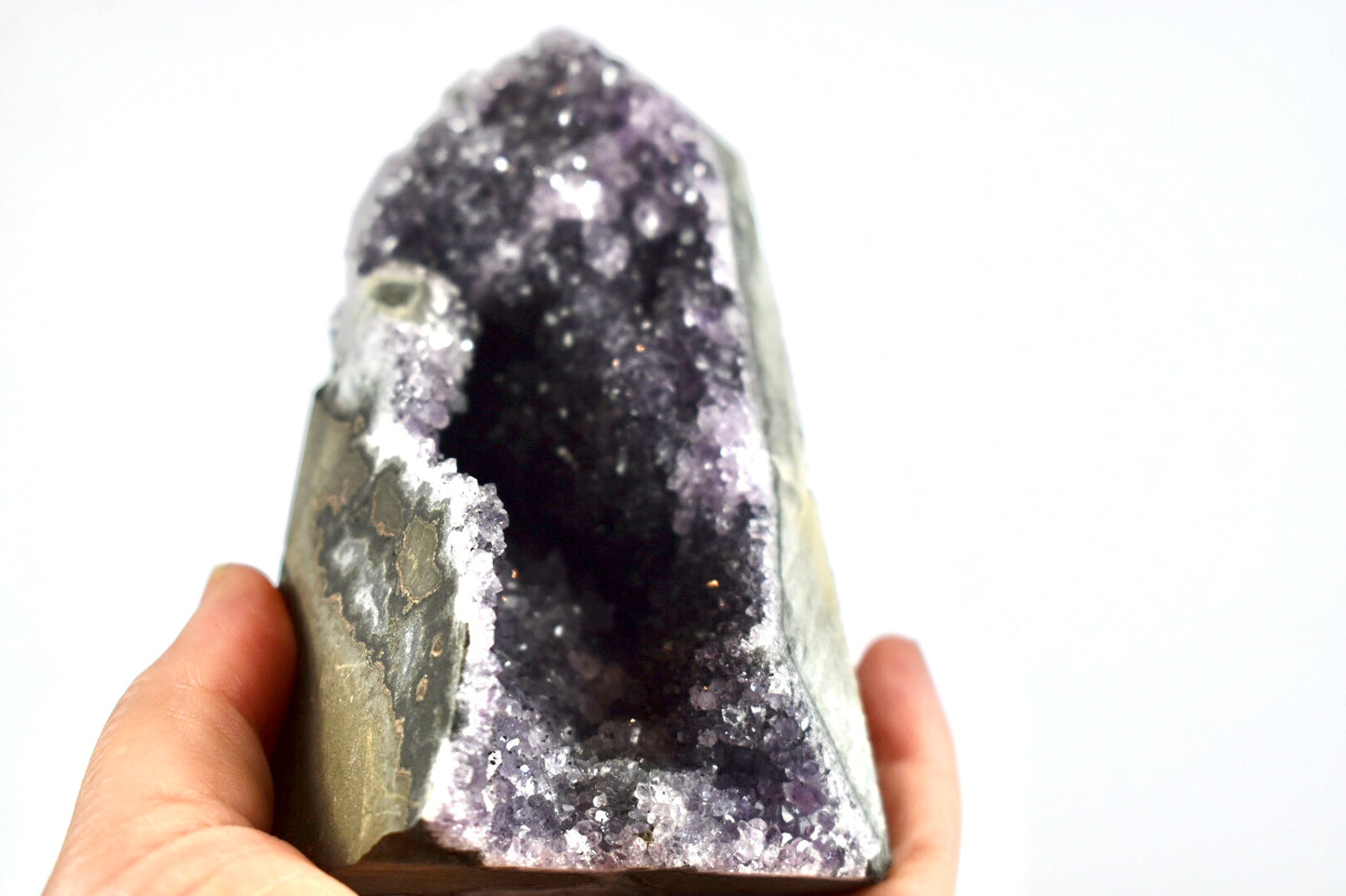 Amethyst Cluster Cave 640g - Protection. Intuition. Healing.