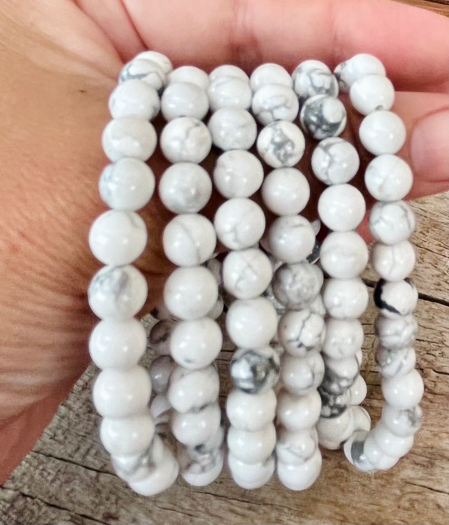6mm Howlite Bracelet