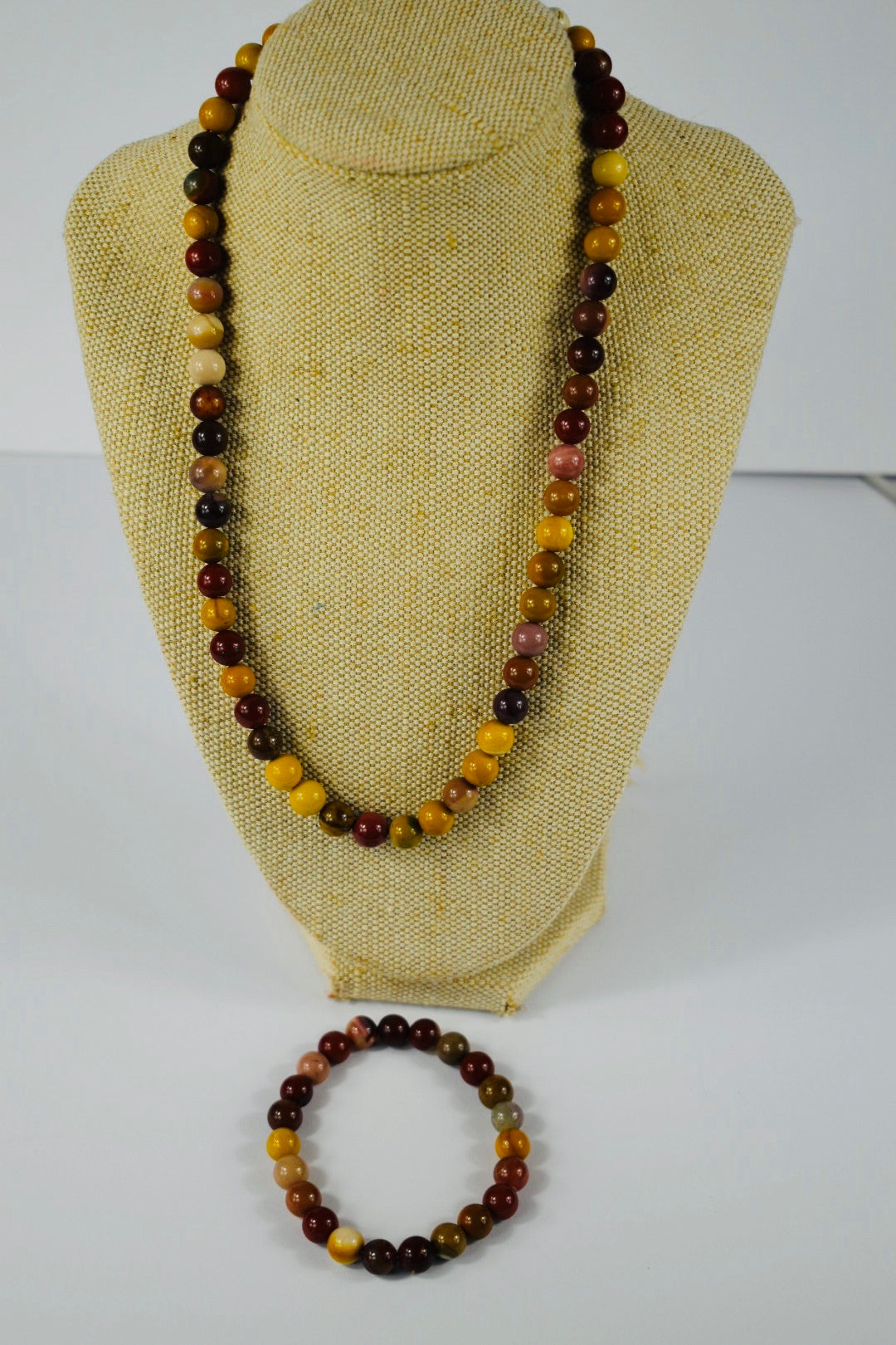 Unisex Mookaite 8mm Unisex Necklace