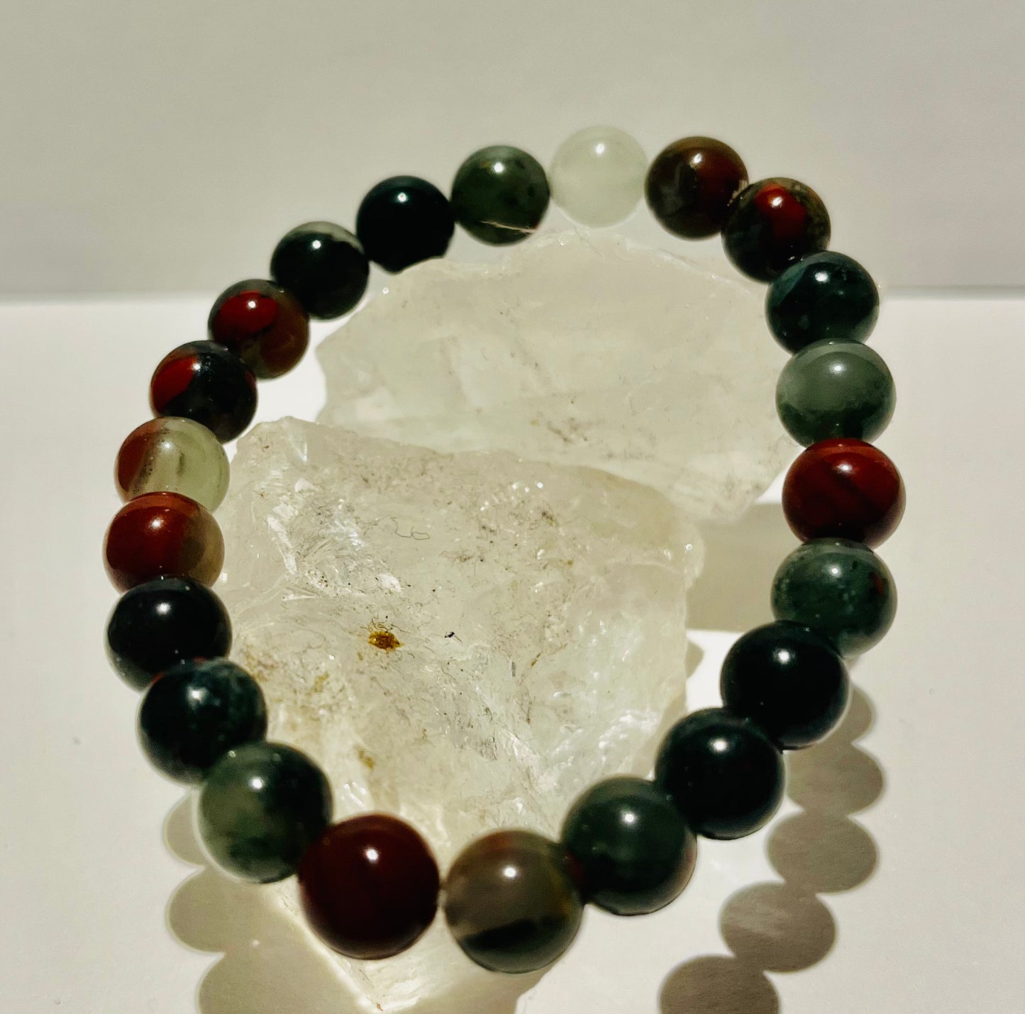 African Bloodstone Bracelet 8mm