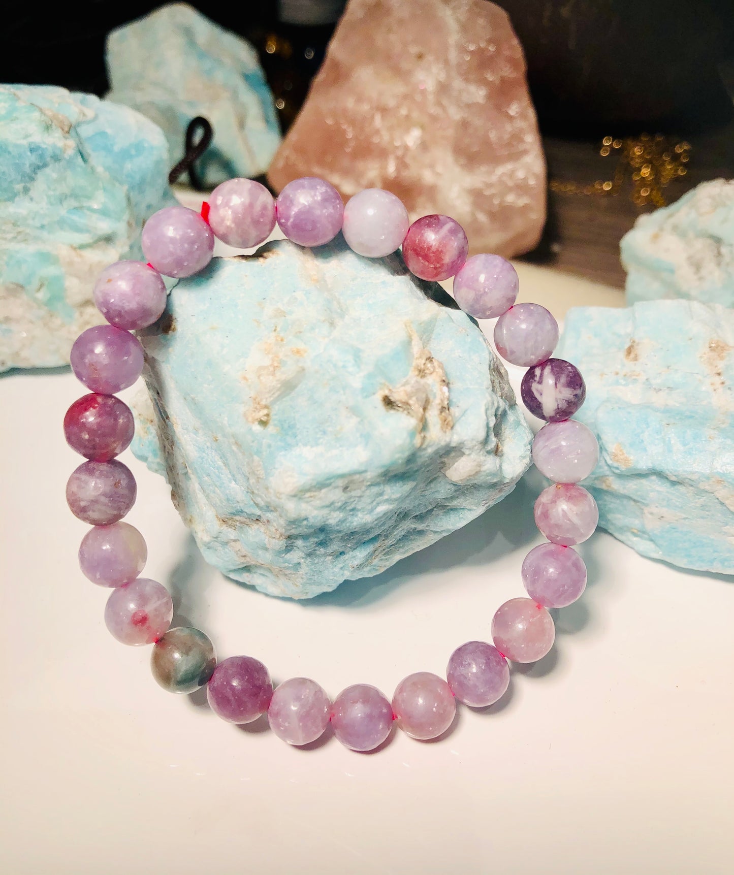 Genuine Lepidolite 6mm Bracelet
