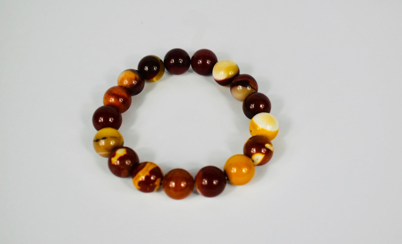 Unique Mookaite 12 Unisex Bracelet