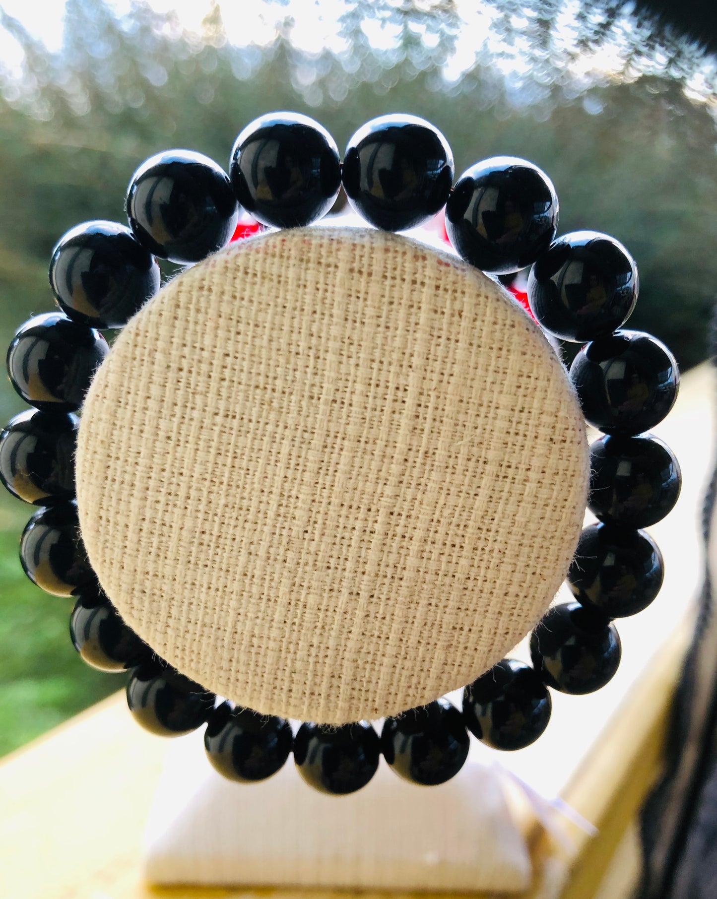 Black 9mm Tourmaline Bracelet