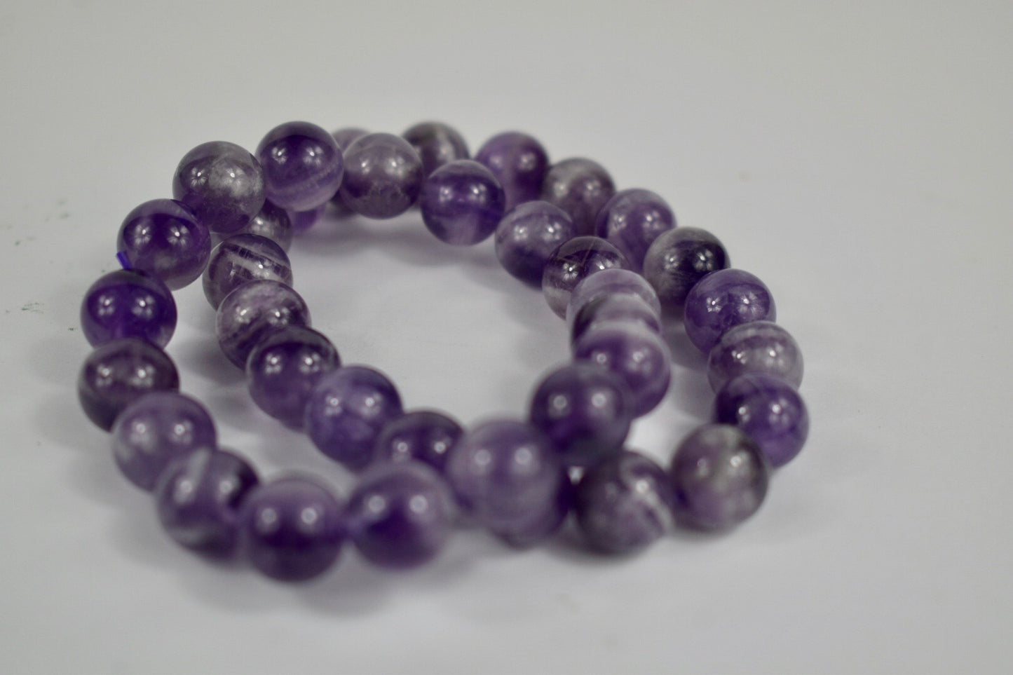 Natural Chevron Amethyst Bracelet 10mm