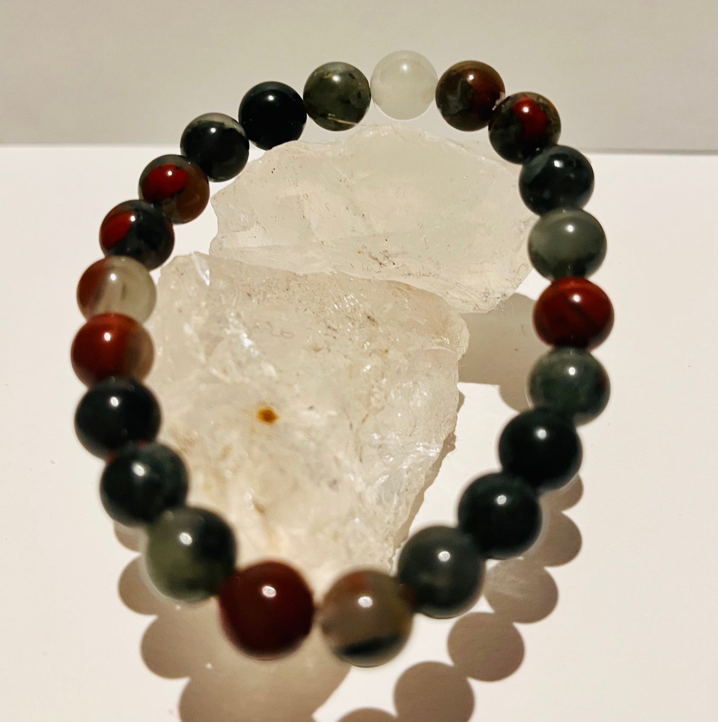 African Bloodstone Bracelet 8mm