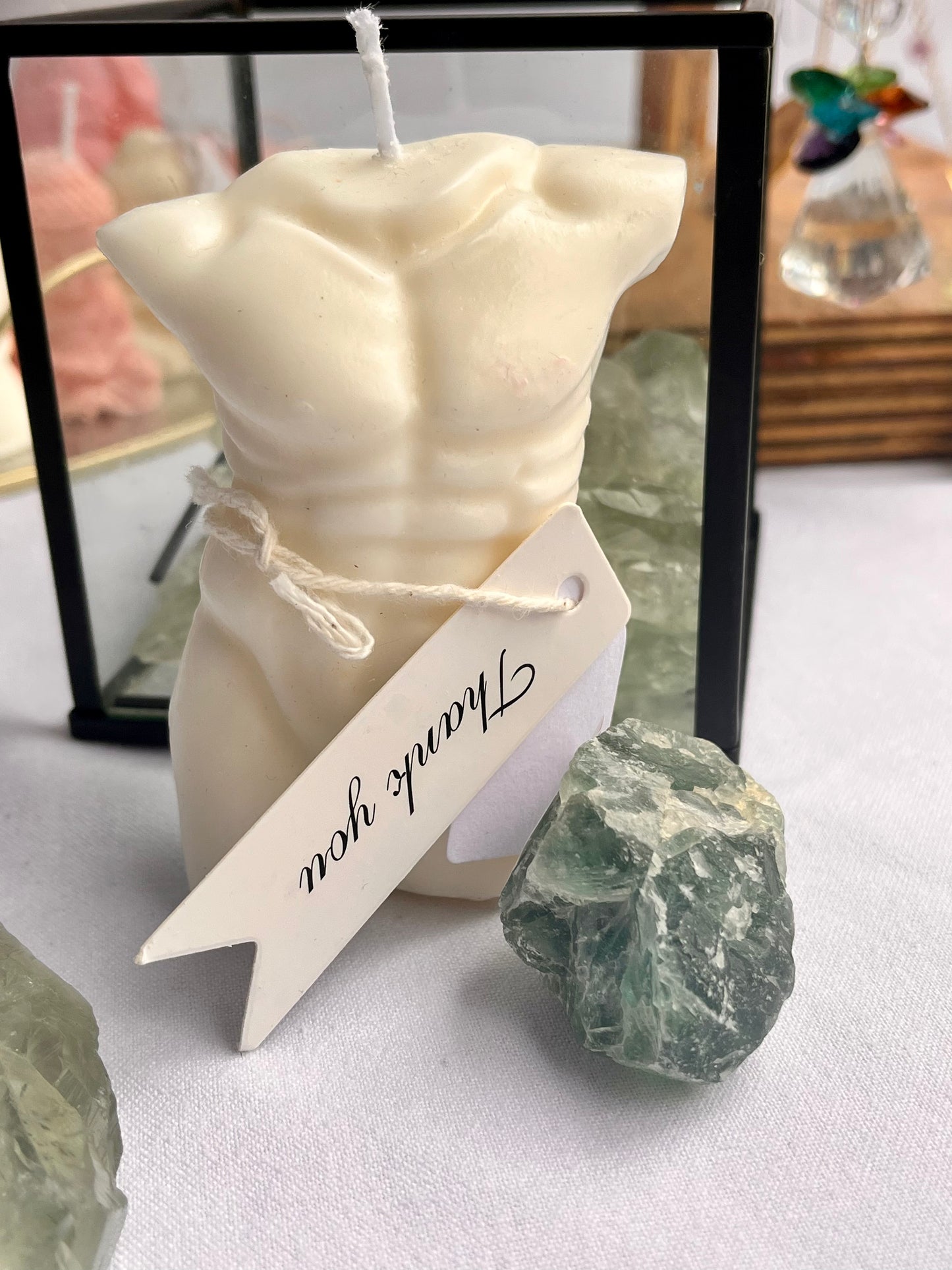 Male Body soy Wax candle