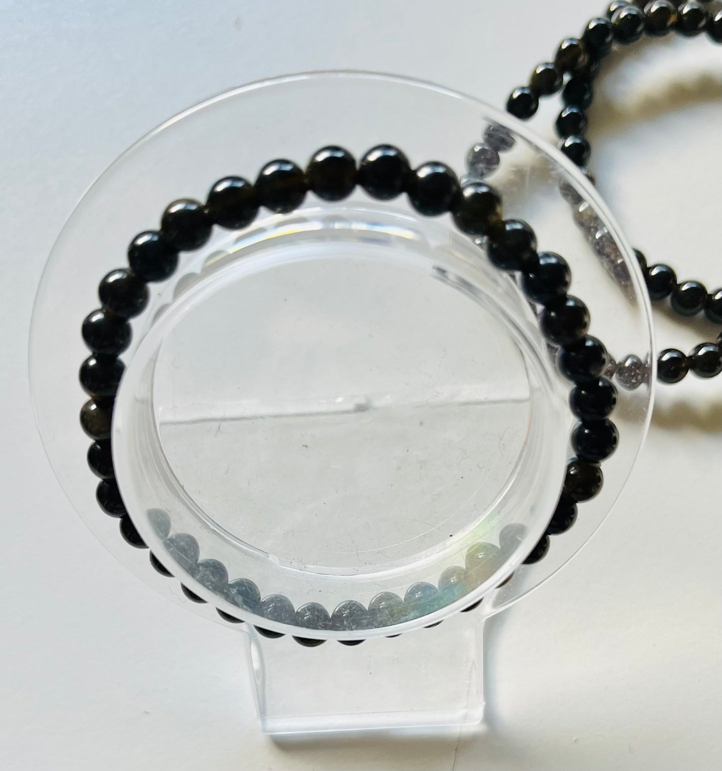 Golden Sheen Obsidian 5.5mm Bracelets