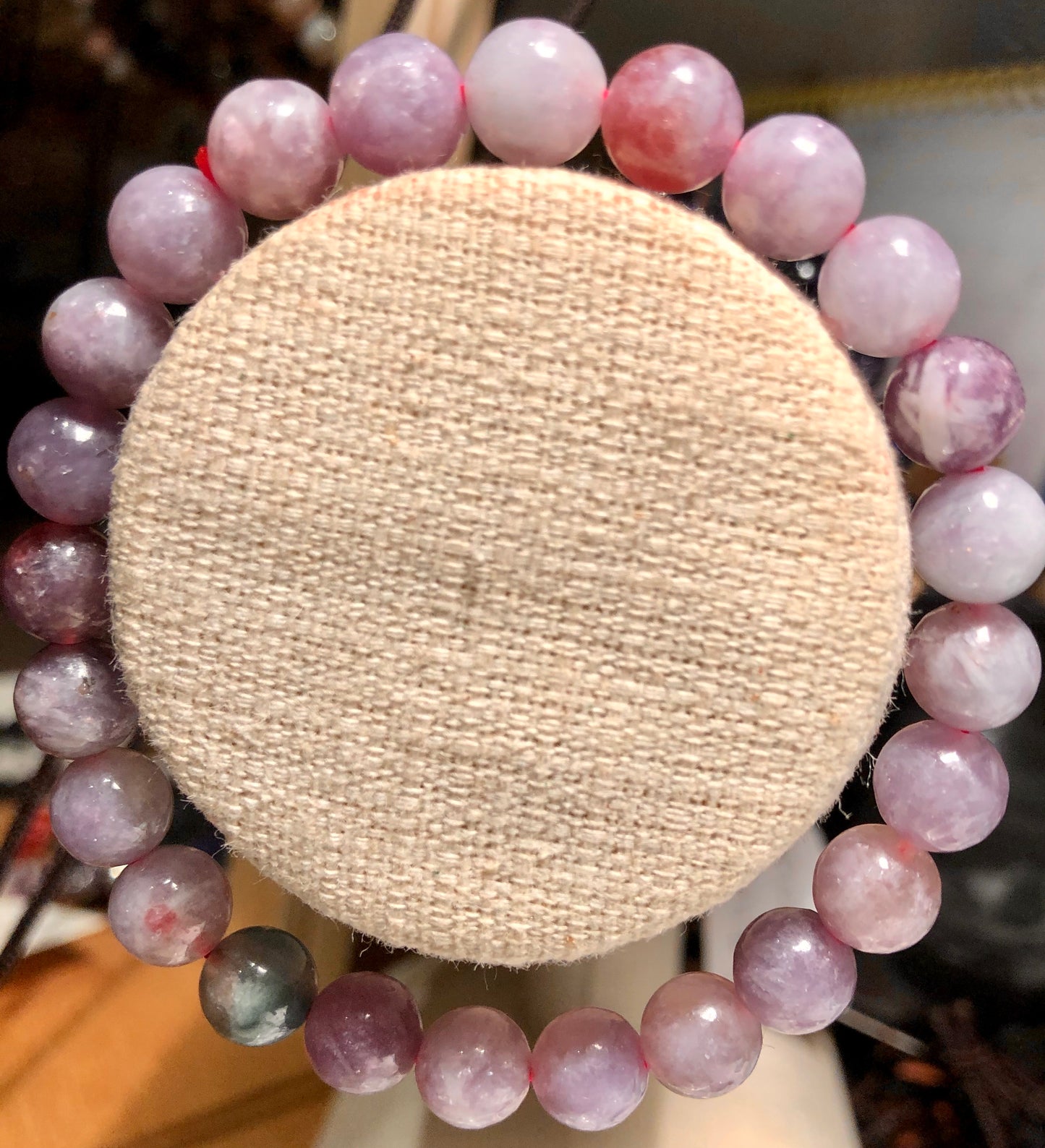 Genuine Lepidolite 6mm Bracelet