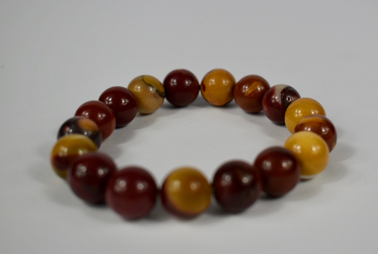 Unique Mookaite 12 Unisex Bracelet