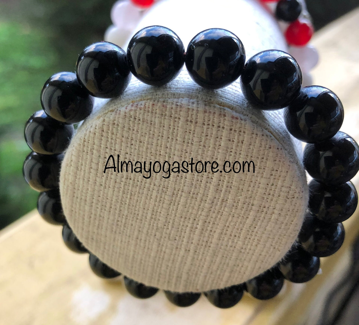 Black 9mm Tourmaline Bracelet