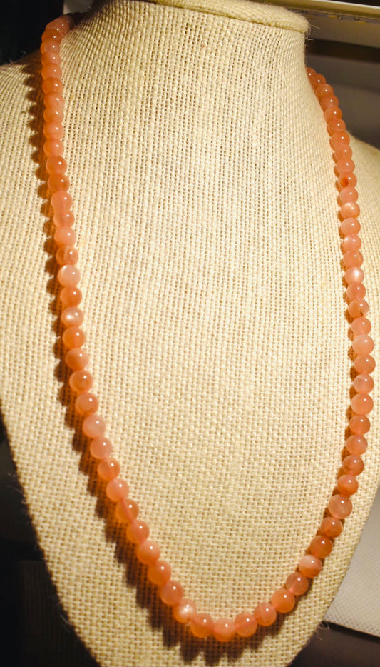 Gorgeous Sunstone Beads Necklace
