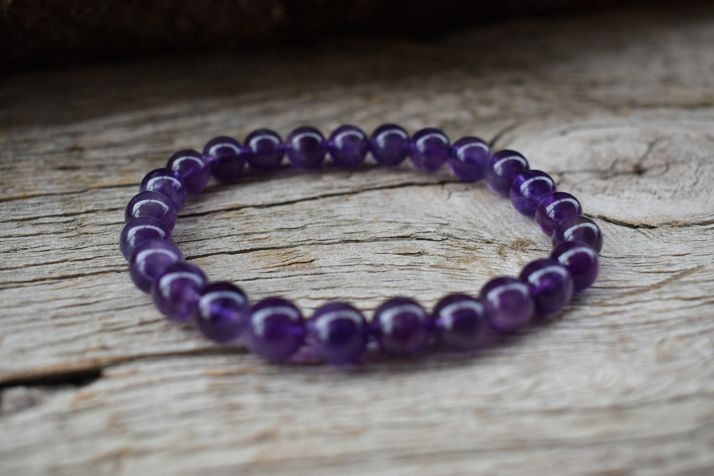 AAA Amethyst 8mm Bracelet