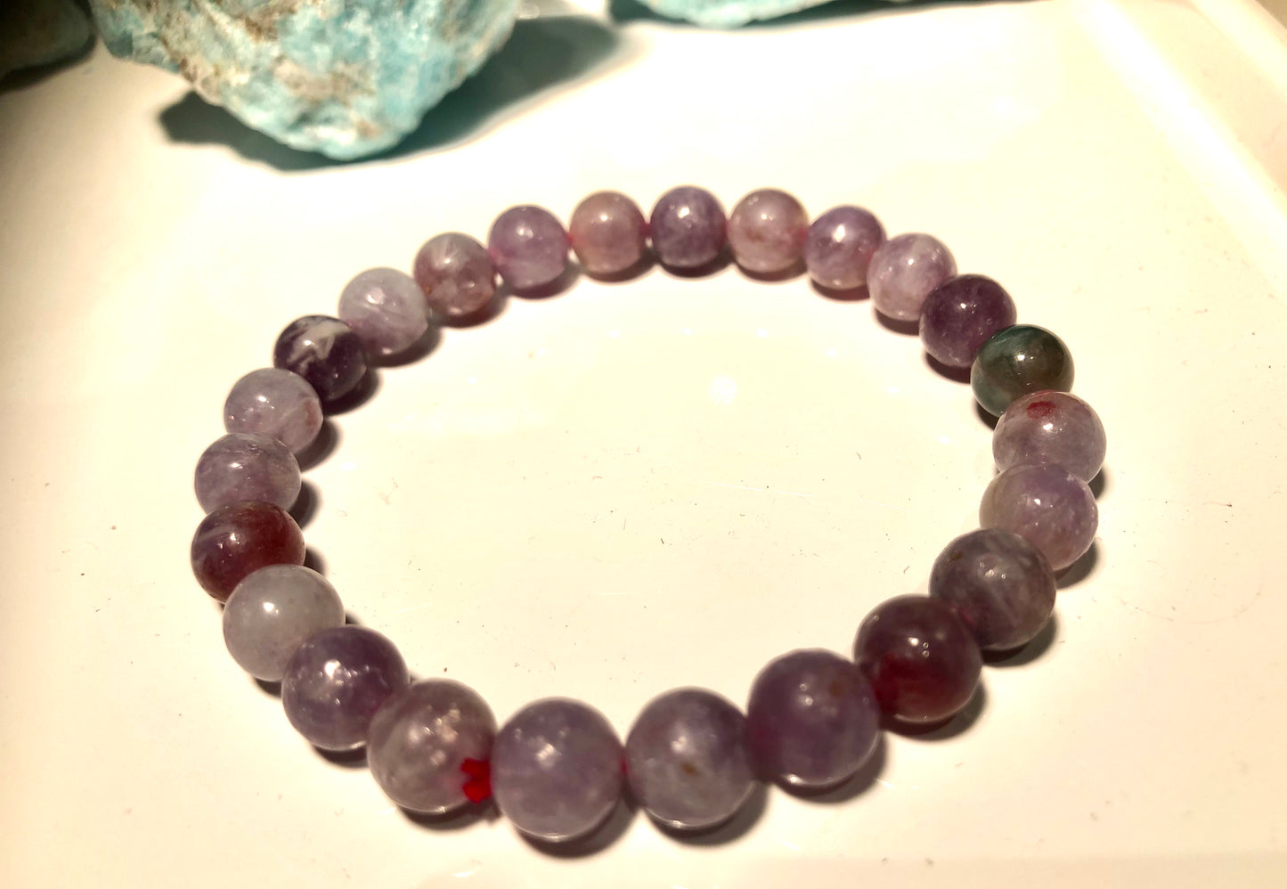 Genuine Lepidolite 6mm Bracelet