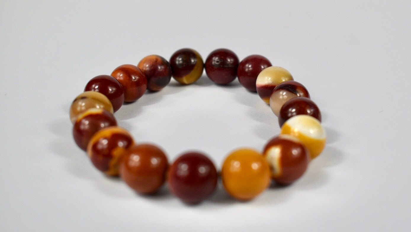 Unique Mookaite 12 Unisex Bracelet