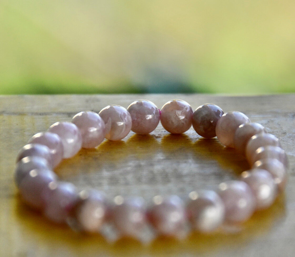 Flower Agate 8mm Bracelet