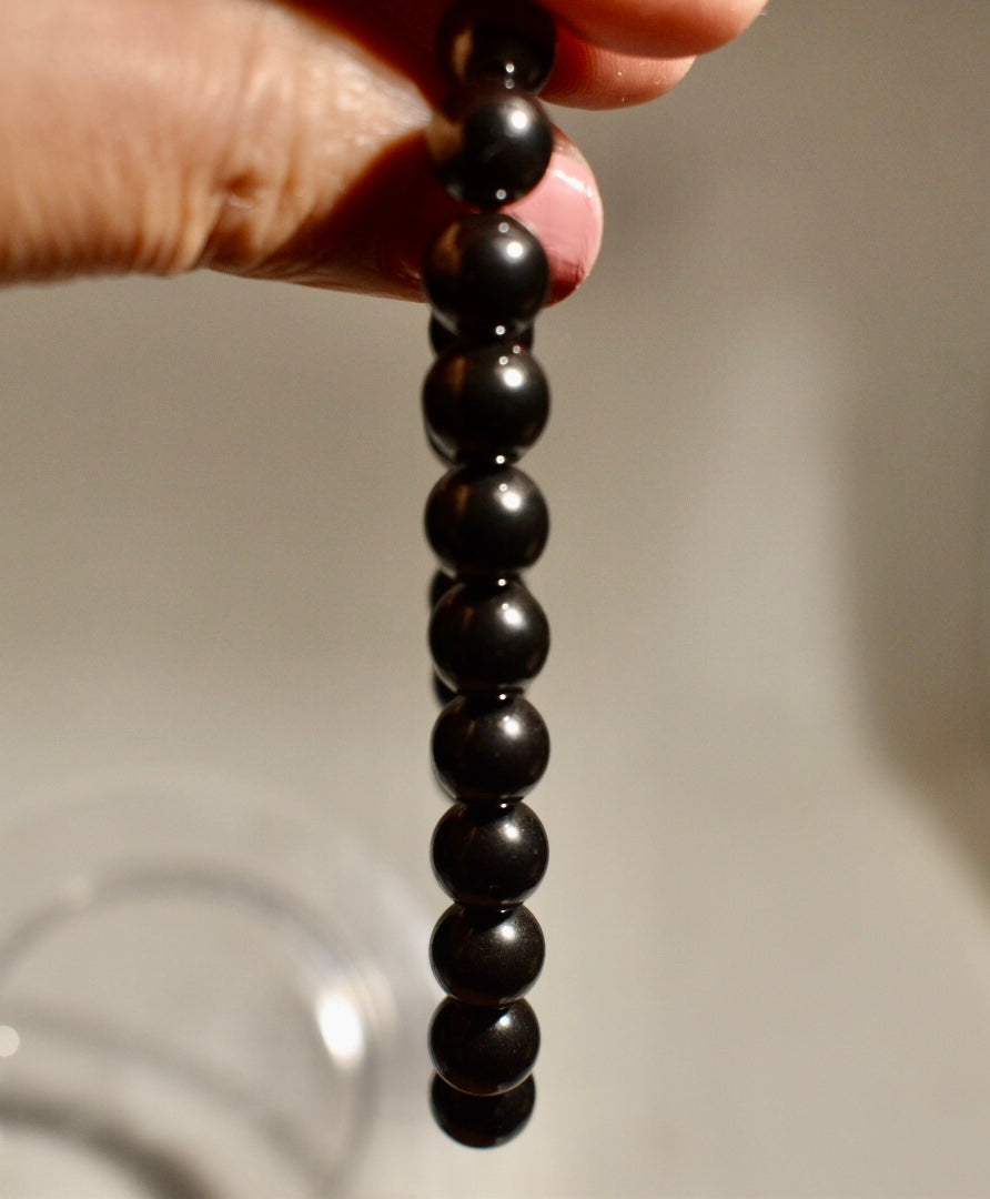 Unisex Hematite 8mm Bracelet