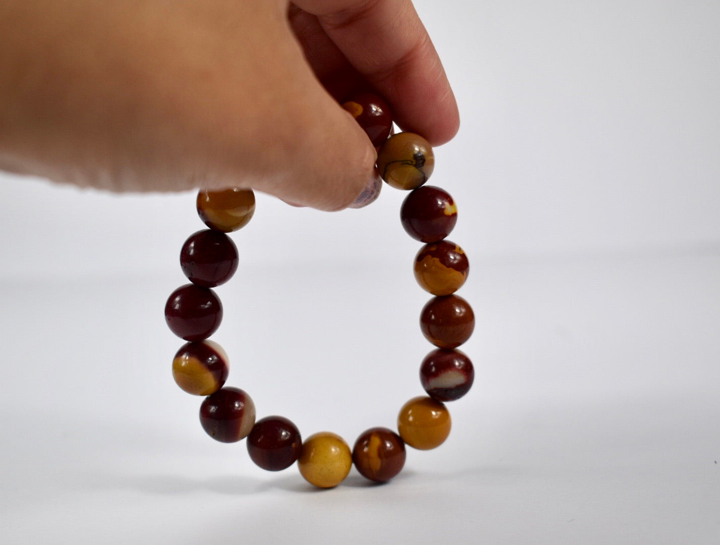 Unique Mookaite 12 Unisex Bracelet