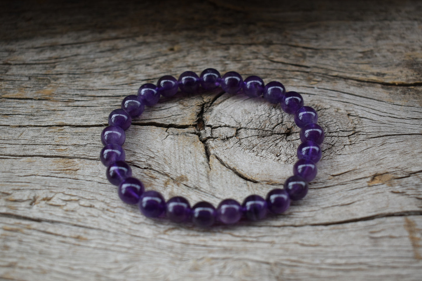 AAA Amethyst 8mm Bracelet