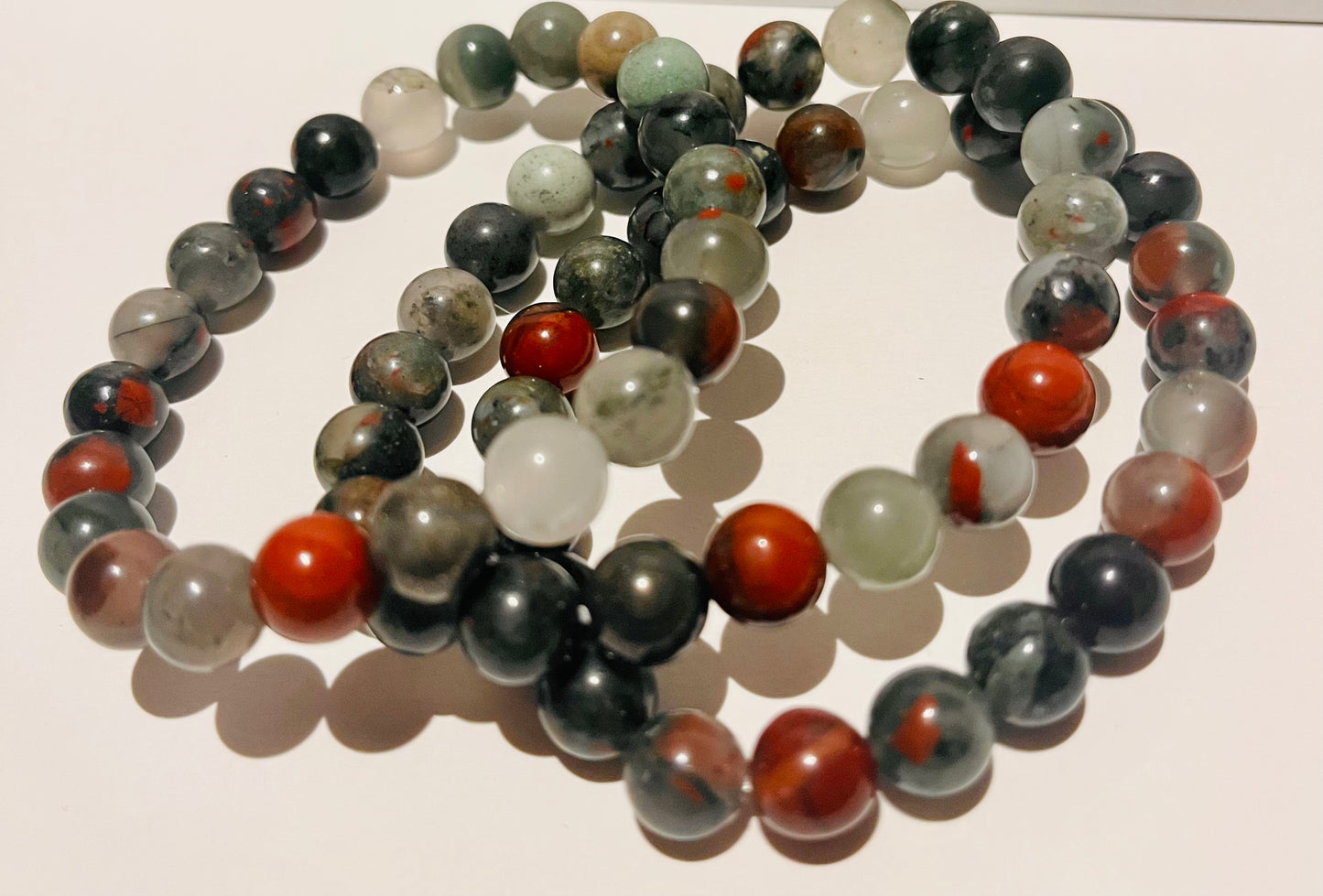 African Bloodstone Bracelet 8mm