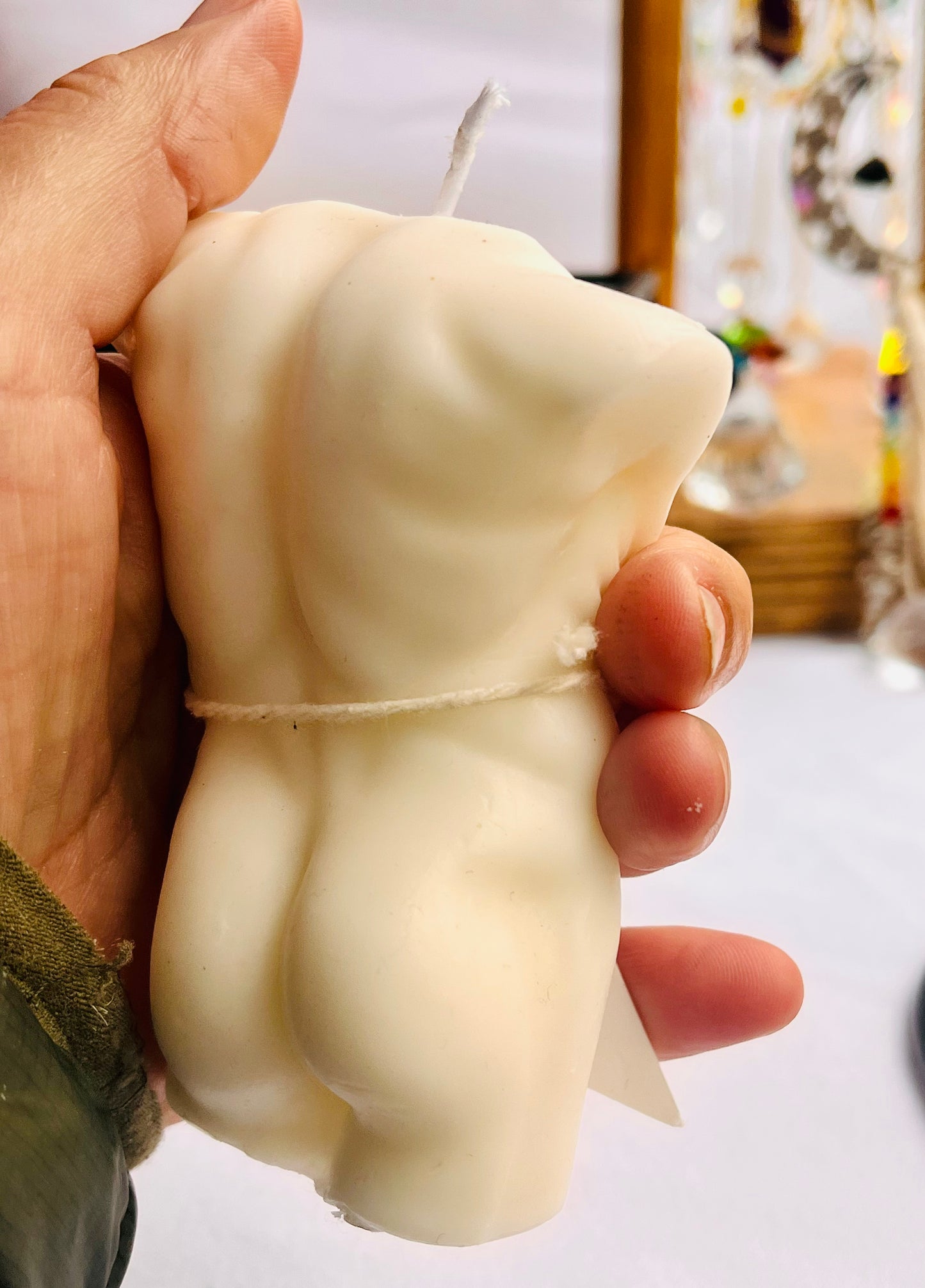 Male Body soy Wax candle