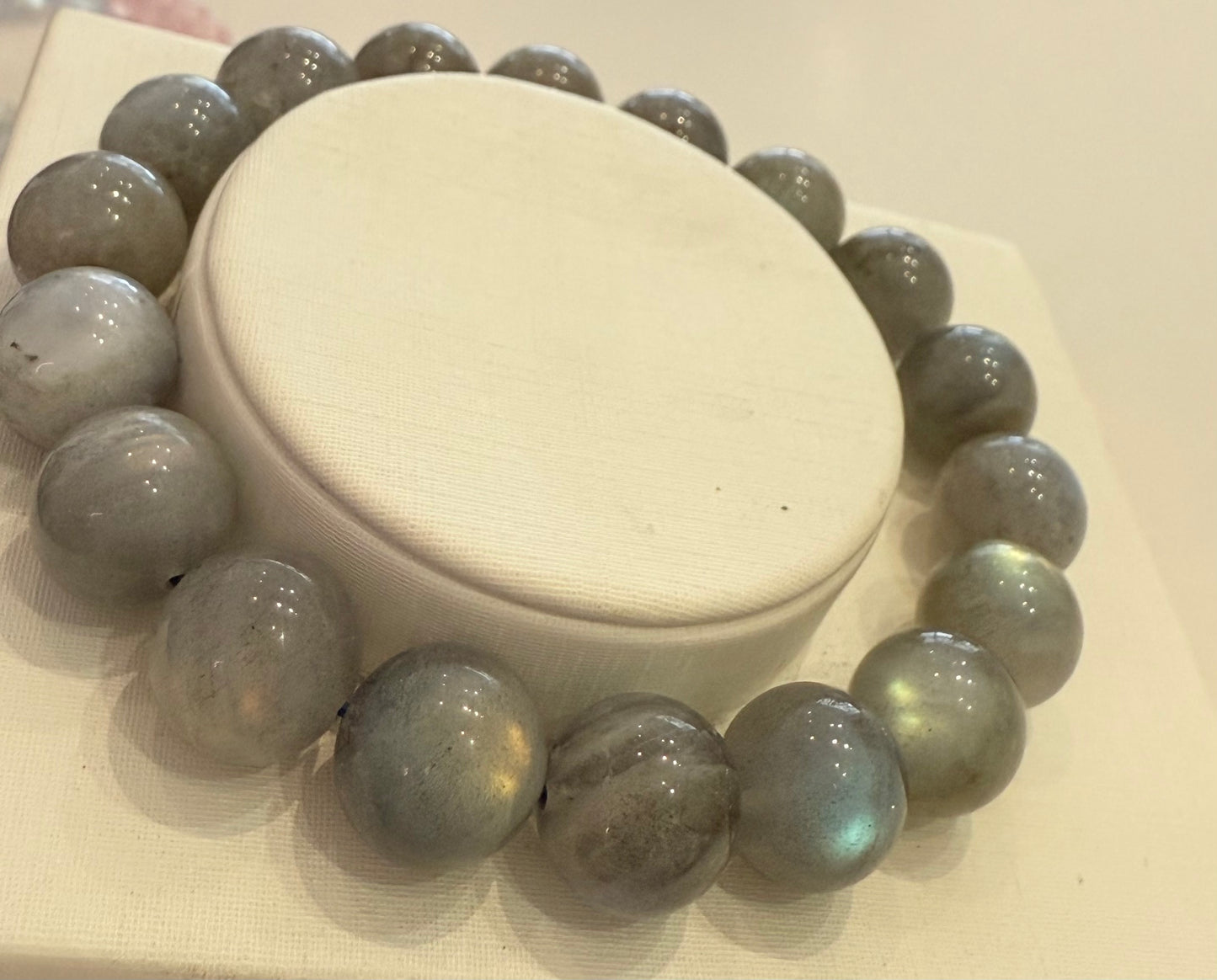 Natural Labradorite Flashy Bracelets 11mm