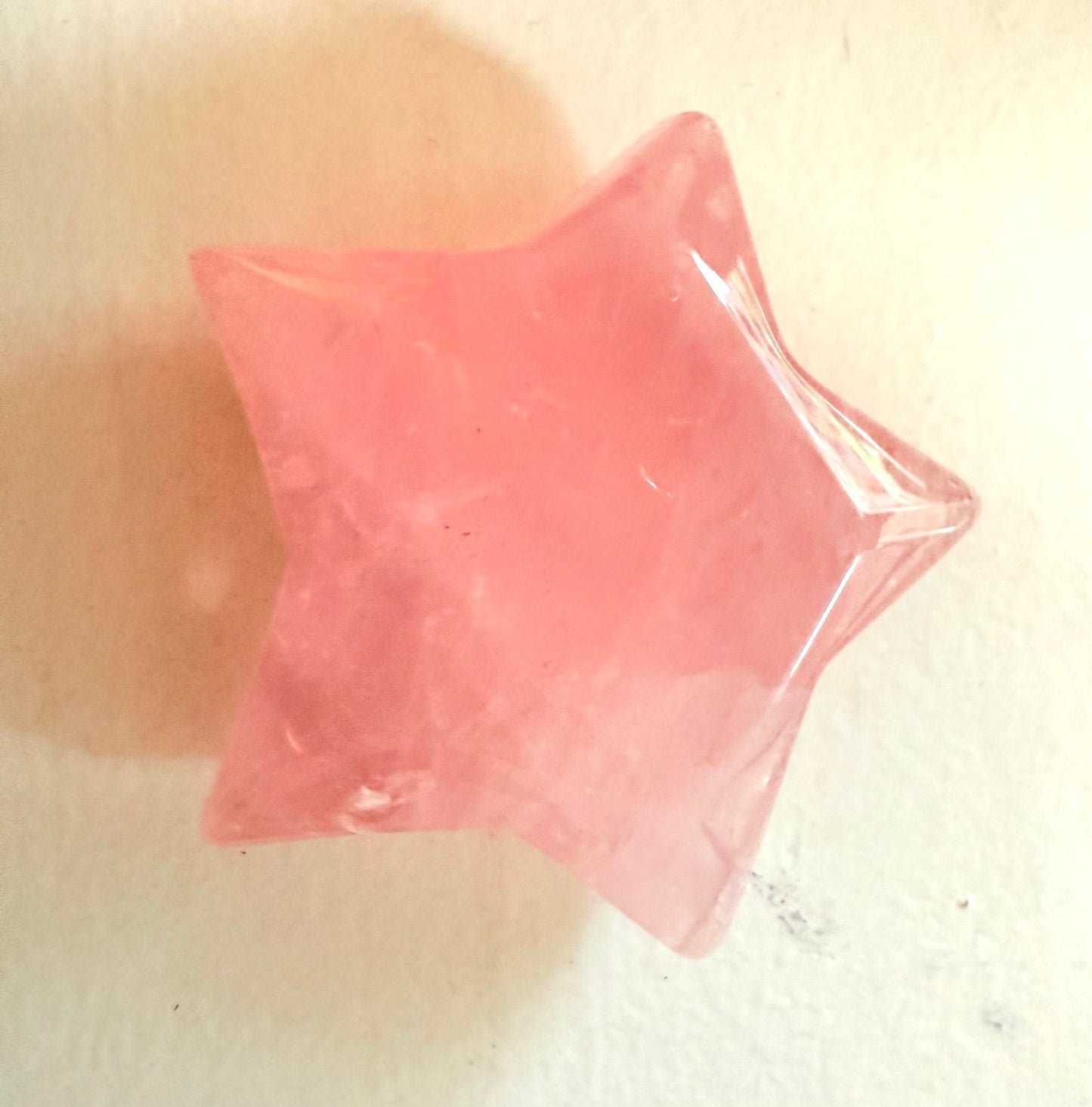 Rose Quartz Crystal Stars