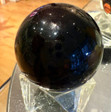 Obsidian Crystal Sphere