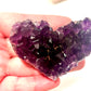 Beautiful Dark Amethyst Cluster Heart