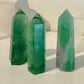 Green Fluorite Crystal Towers 7cm | Natural Healing Stone Australia