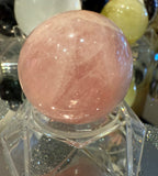 Rose Quartz Crystal Sphere
