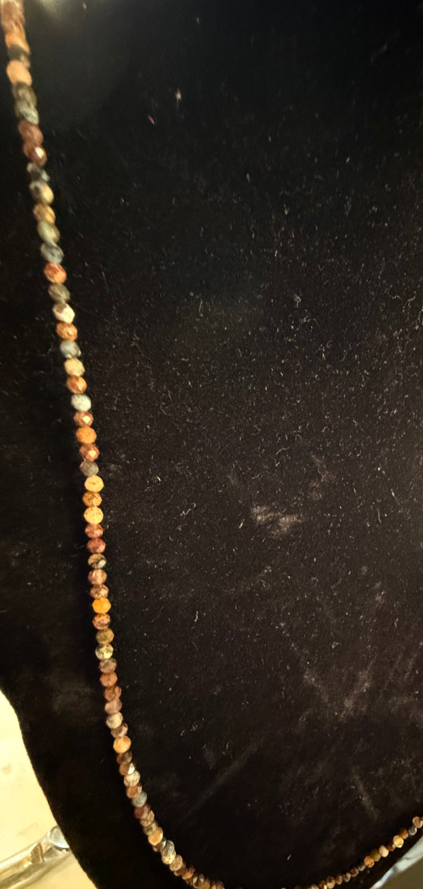 Faceted Natural Crystals Nexcklaces