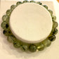 Prehnite Bracelet 12mm, Healing for Healers