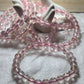 Rose Quartz with Fire Quartz Inclusion