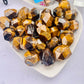 Faceted Tiger Eye Tumbles